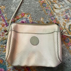 VINTAGE Liz Claiborne Light Pink Geometric Bag 1980 Original